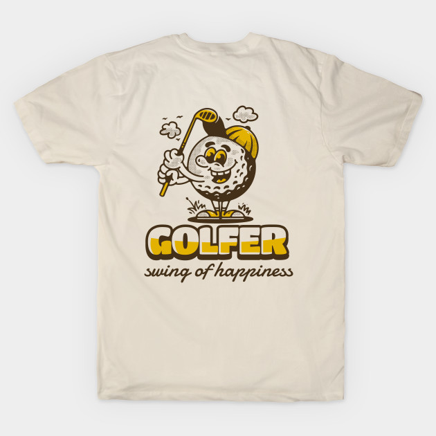 Golfer, swing of happiness by adipra std